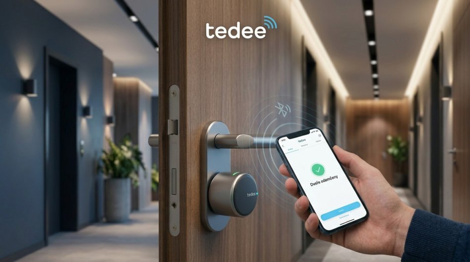 Chytré mechanické uzamykání objektů - systém Tedee Pro
